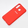 Чехол Silicone Cover FULL for Samsung Galaxy A30 (Original Soft Case Красный)